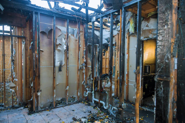 Professional Emergency Fire Cleanup technician working in Pineville, KY